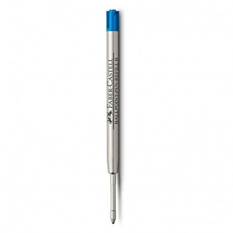 Faber-Castell - Cartucho de tinta de recambio para bolígrafo punta gruesa , color azul