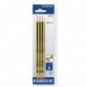 Staedtler Noris 122-2BK3DA. Lápices con goma. Blíster con 3 unidades.