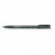 Staedtler Lumocolor 31-9WP4GS - Rotuladores permanentes de color negro. Estuche con 4 unidades de distinto grosor.