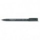 Staedtler Lumocolor 31-9WP4GS - Rotuladores permanentes de color negro. Estuche con 4 unidades de distinto grosor.