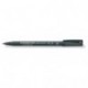 Staedtler Lumocolor 31-9WP4GS - Rotuladores permanentes de color negro. Estuche con 4 unidades de distinto grosor.