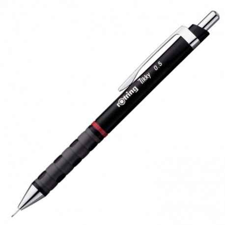 Rotring Tikky portaminas HB 0,50 mm, cuerpo negro