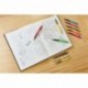 Rotring Tikky HB portaminas de 0,50 mm, cuerpo blanco