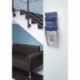 Durable 8586/19 - Set de cajas archivadoras/revisteros de pared A4 XL 5 compartimentos , color transparente