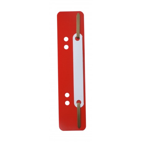 Durable Fastener Flexi - Paquete de 250 broches plásticos para carpetas, 34 x 450 mm, rojo