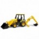 Bruder-02427 Excavadora de Juguete, Color Negro, Amarillo 2427 