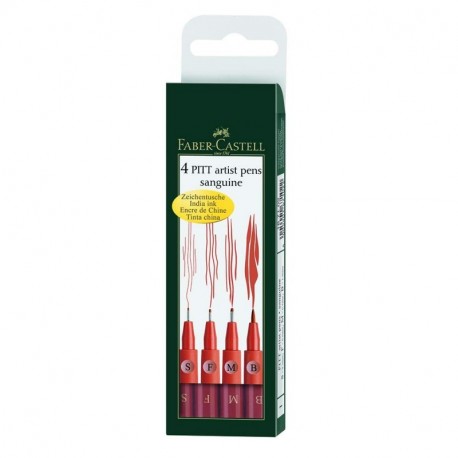 Faber-Castell 167102 - Pluma, 4 unidades