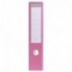 Exacompta - Archivador de palanca de PVC PremTouch, lomo de 70 mm, 2 anillas, color rosa