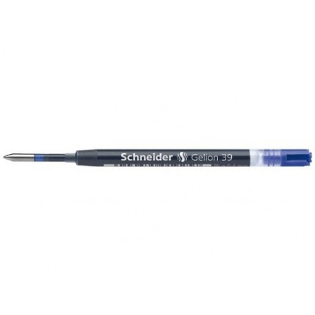 Schneider 103903 Gelion 39 - Recambio gel para bolígrafo lote de 10 unidades , color azul