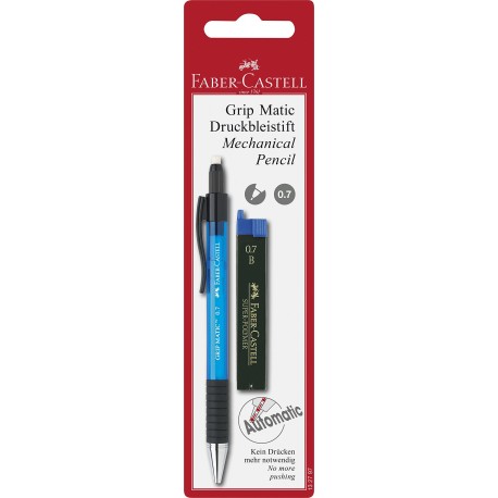 132797 - Faber Castell Portaminas grip matic 0.7+minas b