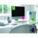 Post-It 675-6SSUC - Pack de 6 bloc de notas adhesivas super sticky, 101 x 101 mm, multicolor verde/fucsia / morado/azul / am