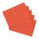herlitz 1150507 - Tarjetas A5, Color Naranja A6