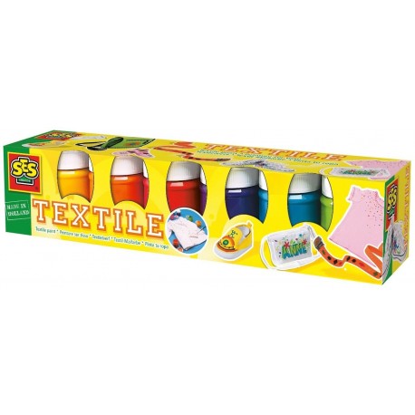 Ses Juego De Seis Pinturas para Tela para Niños, 00331 