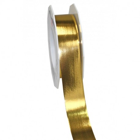 Präsent 1882525-634 - Cinta metalizada 25 mm, 25 m , color dorado