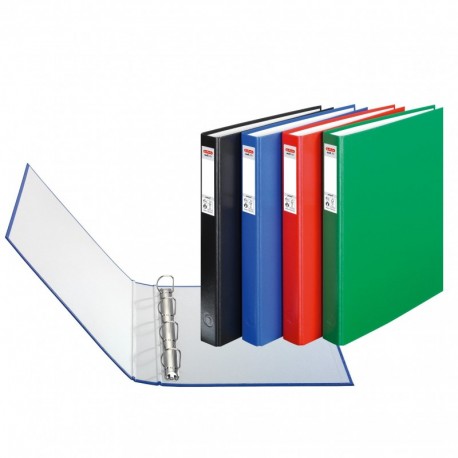 Herlitz max.file Protect - Lote de archivadores con 4 anillas 3 unidades, A4 , varios colores