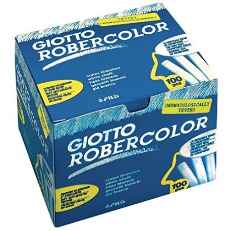 Giotto Robercolor - Tizas, 100 unidades, color blanco