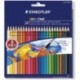 Staedtler 144 10NC24 Noris Club - Lápices de colores acuarelables. Paquete de 24 unidades