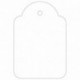 APLI 392 - Pack de 500 etiquetas colgantes, 36 x 53 mm, color blanco