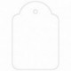 APLI 392 - Pack de 500 etiquetas colgantes, 36 x 53 mm, color blanco