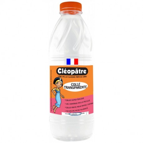 Cleopatre CT1L - Pegamento transparente especial para escuelas, 1 kg