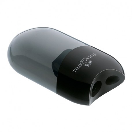 Faber-Castell 183500 Manual pencil sharpener Negro, Transparente - Sacapuntas Manual pencil sharpener, Negro, Transparente 