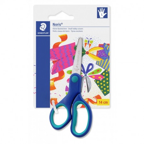 Staedtler Noris Club 965 14LNBK - Tijeras para niños zurdos de 14 centímetros.