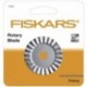 Fiskars 1343 - Cuchilla rotatoria, diámetro de 45 mm, zig-zag
