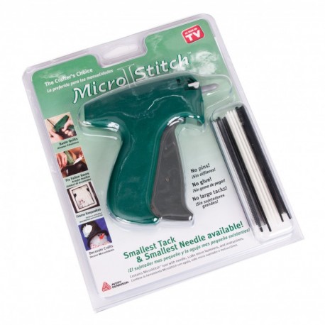 Avery Dennison MicroStitch 11187-0 - Pistola de etiquetado con 1080 hilvanes, color negro/blanco