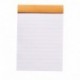 Bloc Agrafe Rhodia Orange N 12 8,5x12cm 80f Ligne 80g