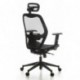 HJH Office AIR-PORT Silla de oficina Negro 48.0x59.0x117.0 cm