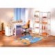 Link 20900360 Simon Massivholz - Mueble con Ruedas, lacado en blanco [Importado de Alemania]