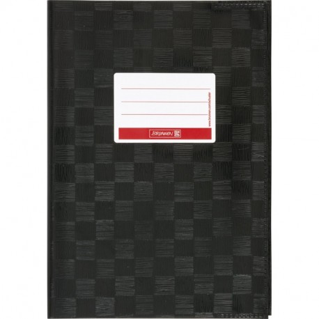 Brunnen Baier & Schneider - Sobrecubierta para libros y cuadernos tamaño A4, 21,5 x 30,7 cm, color negro