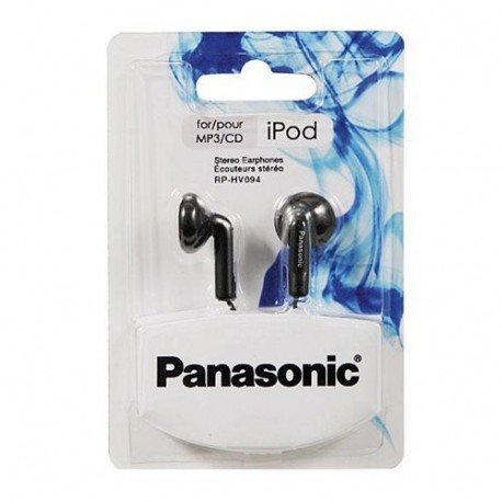 Panasonic RP-HV094E - Auriculares de botón, negro