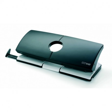 Novus B 425 25 Sheet Capacity 4 Hole Hole Punch - Black/Grey