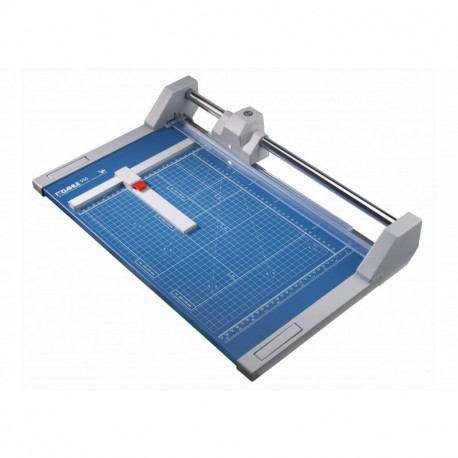 Dahle - Cizalla para papel 76,2 x 48,3 x 17,8 cm, longitud de corte 360 mm, capacidad de corte 2 mm, tamaño A4 , color azul