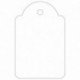 APLI 391 - Pack de 500 etiquetas colgantes, 28 x 43 mm, color blanco