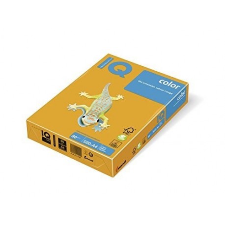 IQ AG10 - Pack de 500 hojas, 80 g, A4, color oro