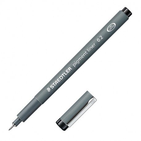 Staedtler 308 02-9 - Rotulador, 0.2 mm, color negro