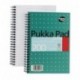 Pukka Pad 507850 - Cuaderno de anillas tamaño A5, 3 unidades, 80 gsm, 200 páginas , color verde
