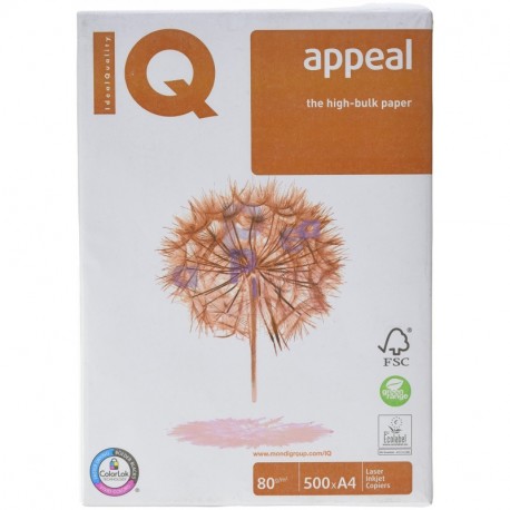 Mondi IQ 180026359 Appeal Impresora Papel, 80 g/m², A4, 500 BL