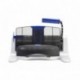 Rexel Perforadora vertical plateada/azul Lite Touch - Perforador de papel 40 hojas, Azul, Plata, China, 2,87 kg, 397 mm, 155