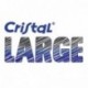 BIC Cristal Large - Caja de 50 bolígrafos de punta gruesa, color azul