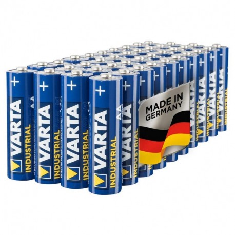 VARTA Industrial - Pilas alcalinas AA / LR6 / Mignon pack de 40 unidades, 1.5 V 