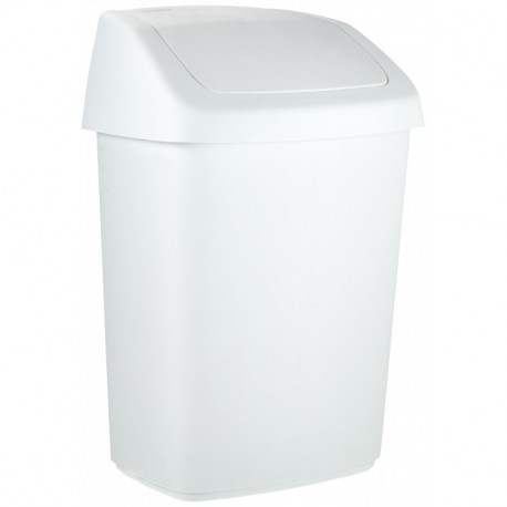 Rubbermaid Commercial Products 8101-386 Papelera, Capacidad de 9 L, Blanco