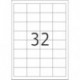 Herma 8643_ A4, 48,3 x 33,8 mm - Pack de 320 etiquetas, A4, 48.3 x 33.8 mm, color blanco