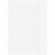 Baier & Schneider - Recambio para cuaderno de anillas, tamaño A4, 70 g/m², 4 agujeros, a rayas, línea nº 25, color blanco
