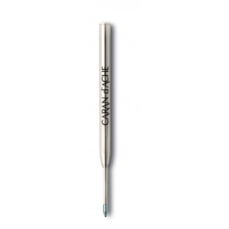 Caran dAche Goliath - Recambio de tinta para bolígrafo punta de acero, tamaño medio , color azul