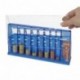 HMF - Clasificador de monedas 240 x 50 x 120 mm, con organizador de monedas horizontal , color azul