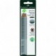 Faber Castell 2001 - Set de 6 lápices dureza HB, con agarre ergonómico 