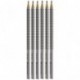 Faber Castell 2001 - Set de 6 lápices dureza HB, con agarre ergonómico 